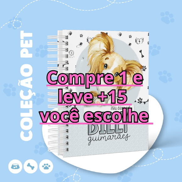 Arquivo Digital Capa Caderneta Vacina Pet #1430