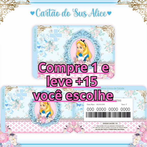 Arquivo Digital Cartão Sus Alice #335