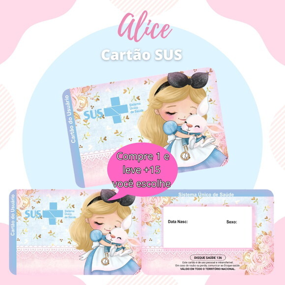 Arquivo Digital Cartão Sus Alice #544