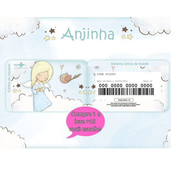 Arquivo Digital Cartão Sus Anjinha #5334