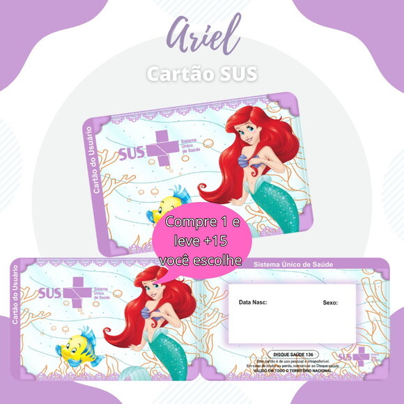 Arquivo Digital Cartão Sus Ariel #1915