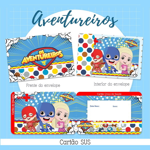 Arquivo Digital Cartão Sus Aventureiros Luccas Neto #2121