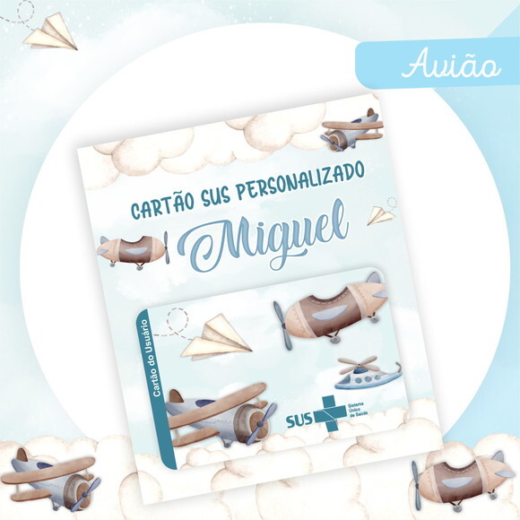 Arquivo Digital Cartão Sus Avião #2368