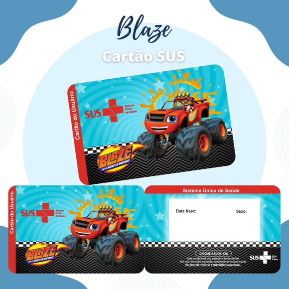 Arquivo Digital Cartão Sus Blaze #1918