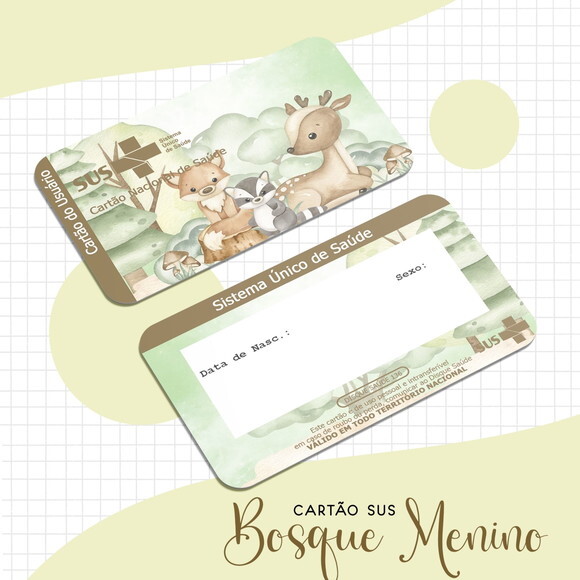 Arquivo Digital Cartão Sus Bosque Menino #1653