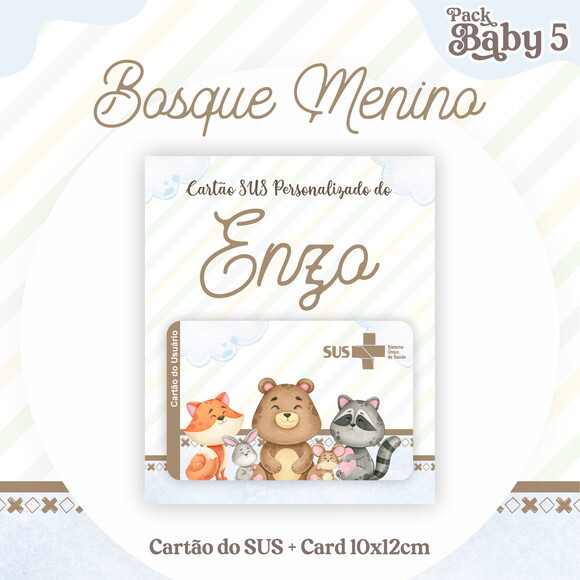 Arquivo Digital Cartão Sus Bosque Menino #2222