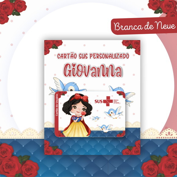 Arquivo Digital Cartão Sus Branca de Neve #2579