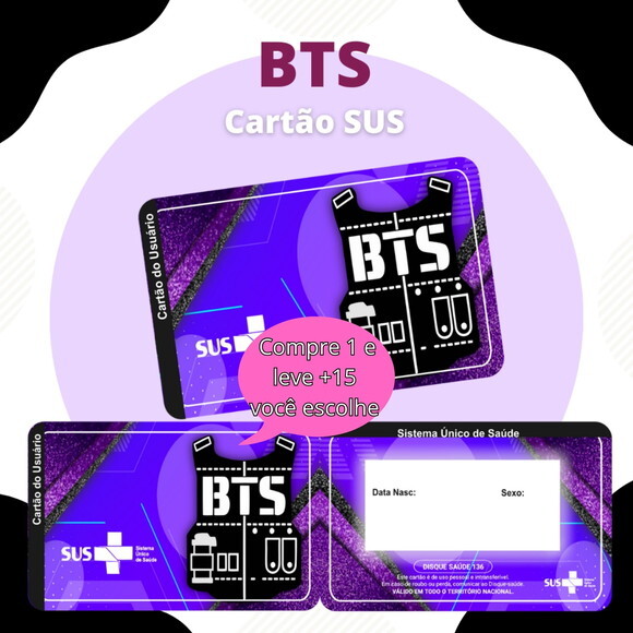 Arquivo Digital Cartão Sus Bts #1912