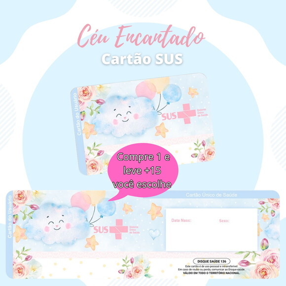 Arquivo Digital Cartão Sus Céu Encantado #1910