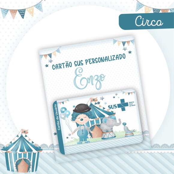 Arquivo Digital Cartão Sus Circo Menino #2377