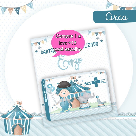 Arquivo Digital Cartão Sus Circo Menino #2377