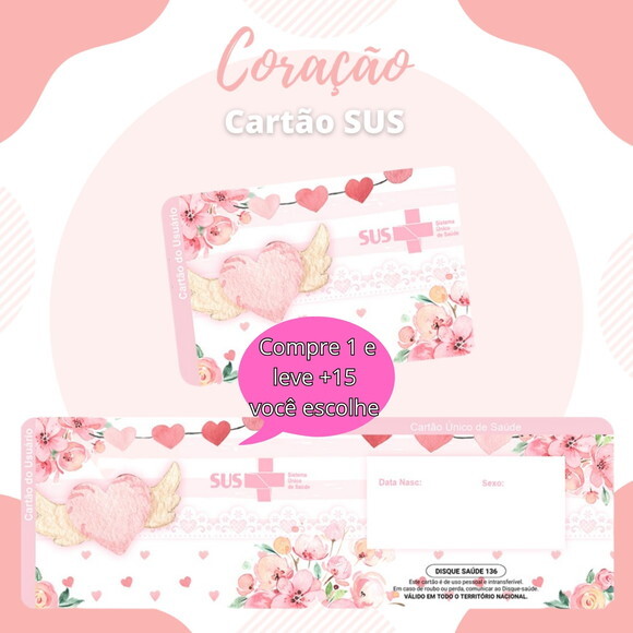 Arquivo Digital Cartão Sus Corações #1911