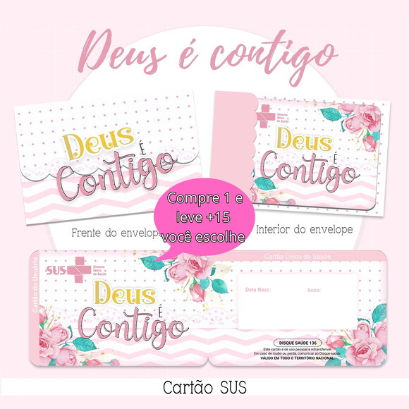 Arquivo Digital Cartão Sus Deus É Contigo #2127