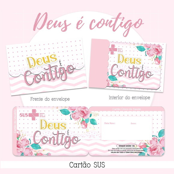 Arquivo Digital Cartão Sus Deus É Contigo #2127