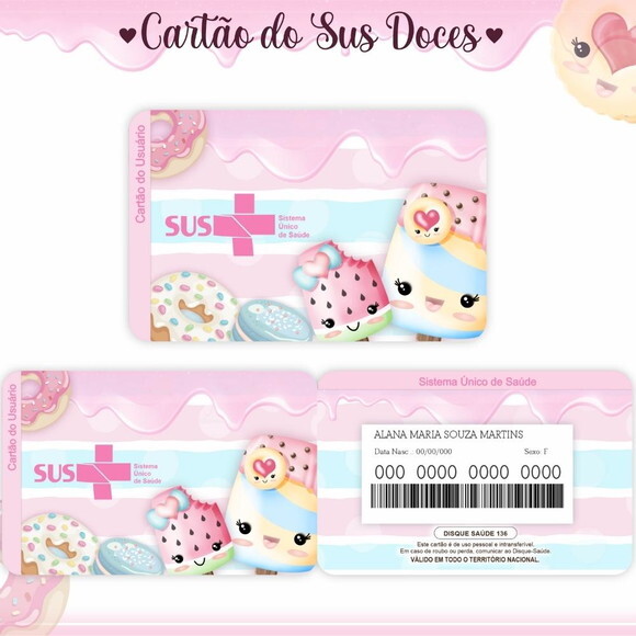 Arquivo Digital Cartão Sus Doces #624