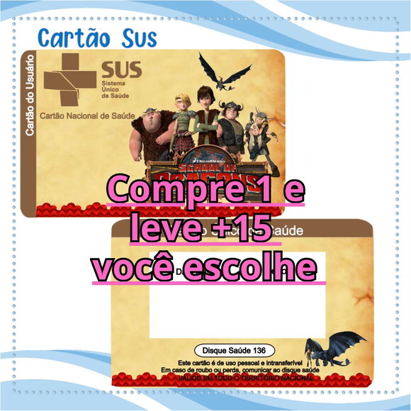Arquivo Digital Cartão Sus Escola de Dragões #2017