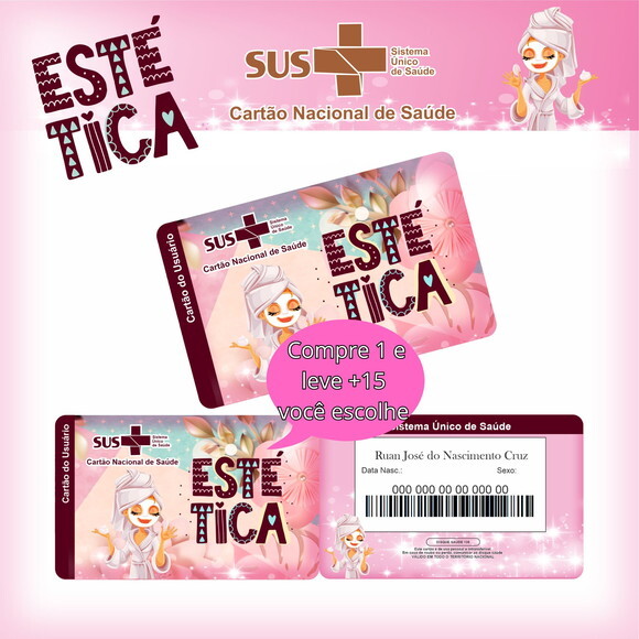Arquivo Digital Cartão Sus Estética #2612