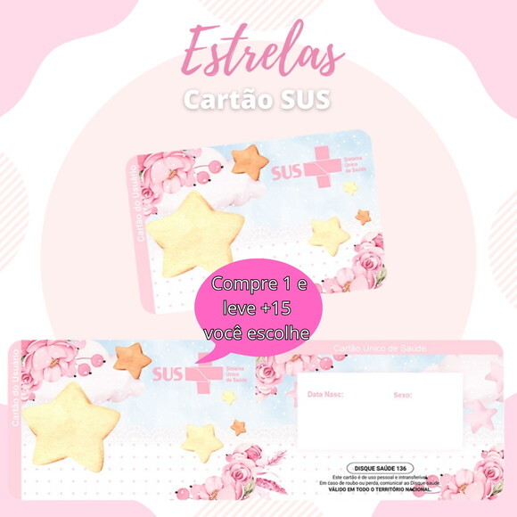 Arquivo Digital Cartão Sus Estrelas #1907