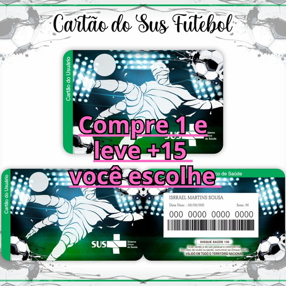 Arquivo Digital Cartão Sus Futebol #5281