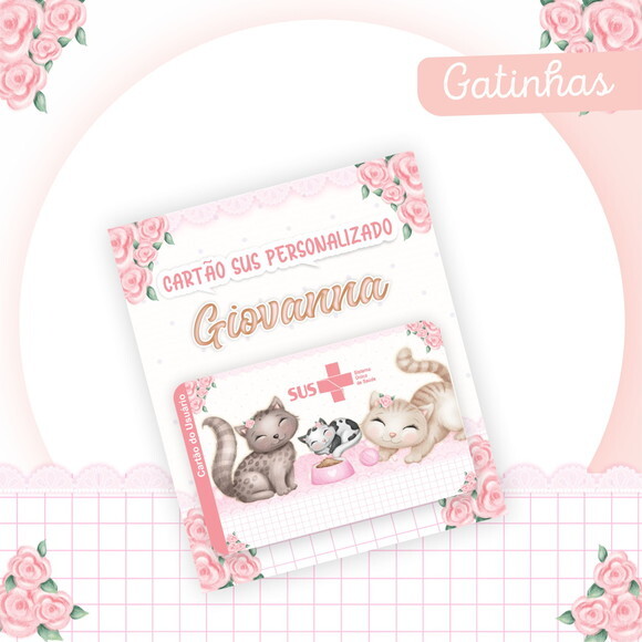 Arquivo Digital Cartão Sus Gatinhas #2449