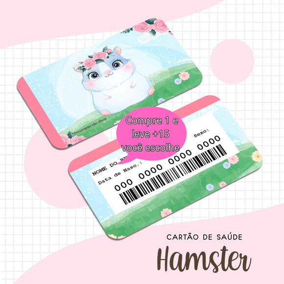 Arquivo Digital Cartão Sus Hamster #1674