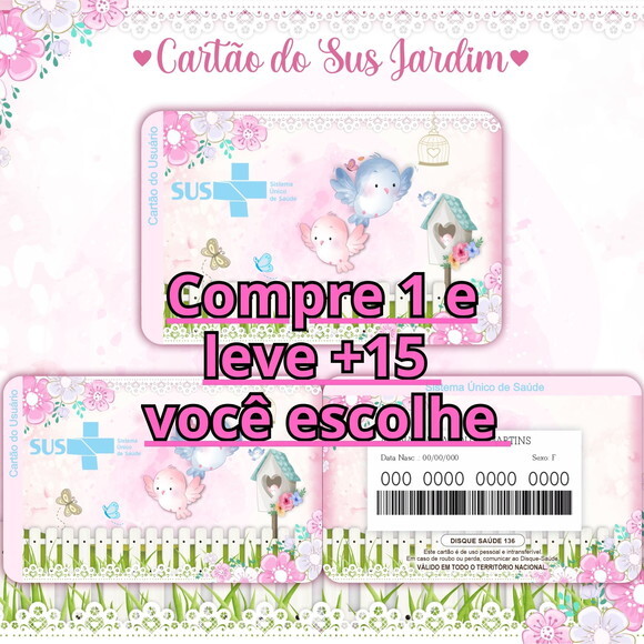 Arquivo Digital Cartão Sus Jardim #974