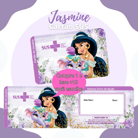 Arquivo Digital Cartão Sus Jasmine #1887