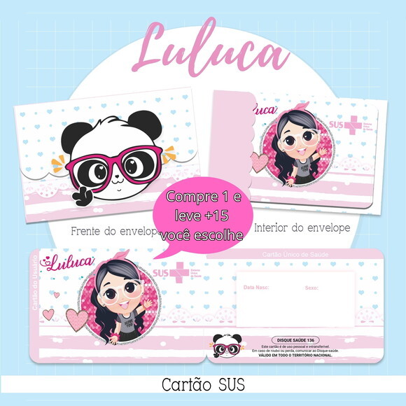 Arquivo Digital Cartão Sus Luluca #2146