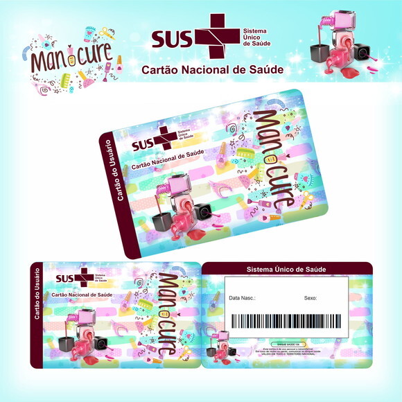 Arquivo Digital Cartão Sus Manicure #2595
