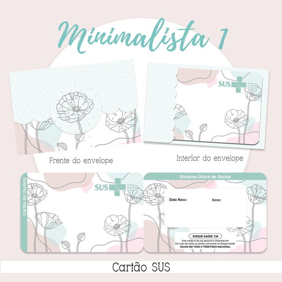 Arquivo Digital Cartão Sus Minimalista #2151