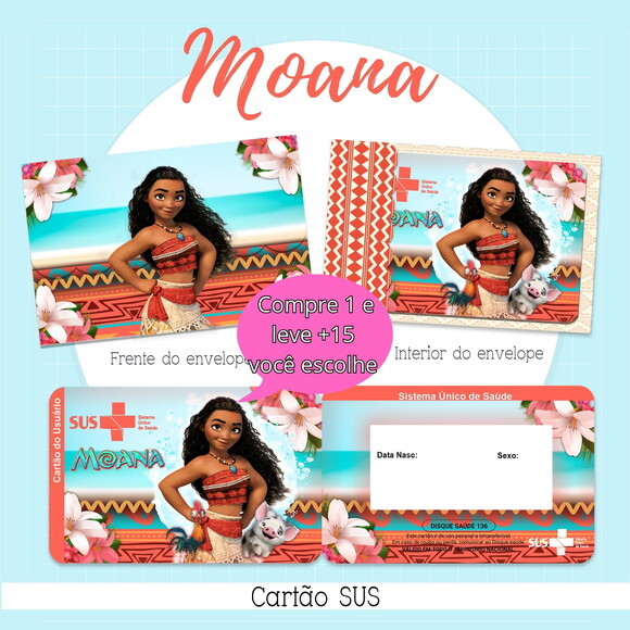 Arquivo Digital Cartão Sus Moana #2154