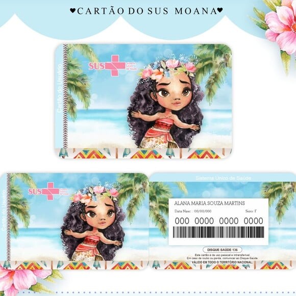 Arquivo Digital Cartão Sus Moana #995