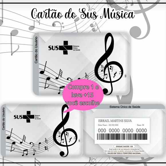 Arquivo Digital Cartão Sus Música #5287