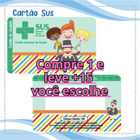Arquivo Digital Cartão Sus Mundo Bita #2035