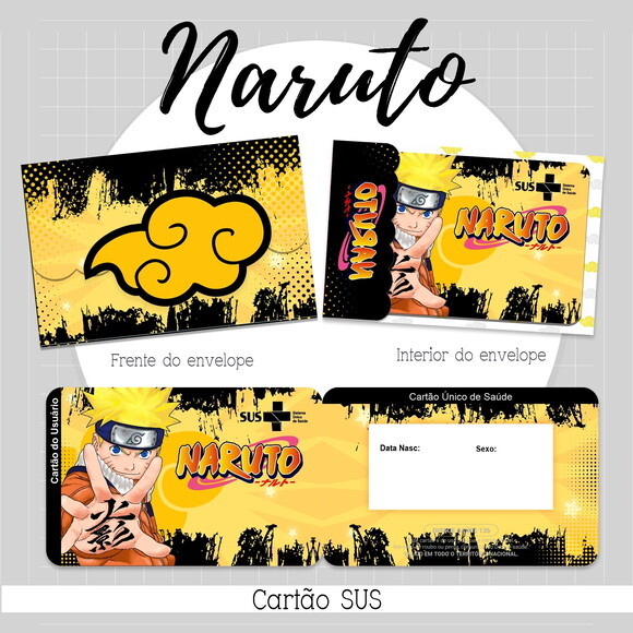 Arquivo Digital Cartão Sus Naruto #2157