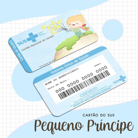 Arquivo Digital Cartão Sus o Pequeno Príncipe #1687