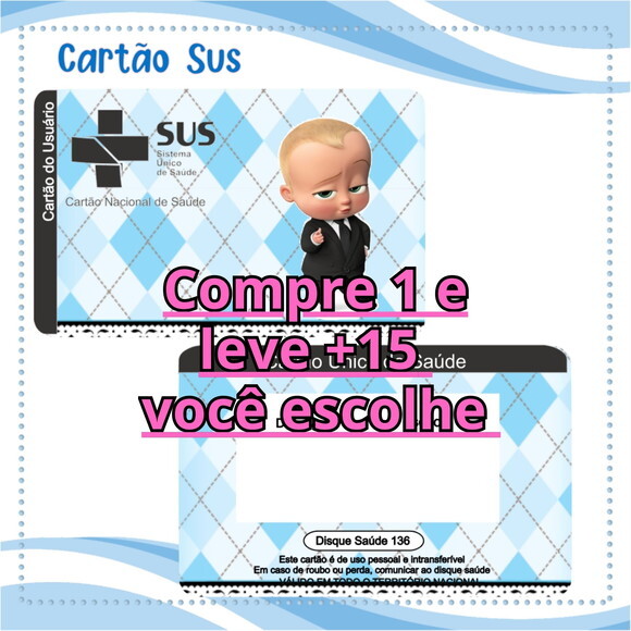 Arquivo Digital Cartão Sus o Poderoso Chefinho #2098