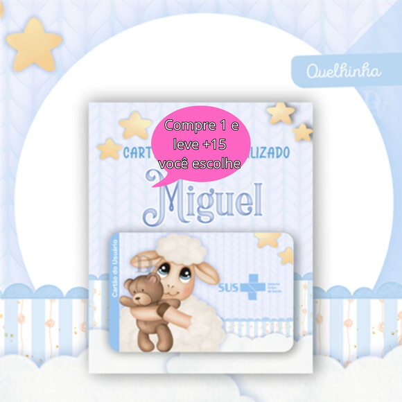 Arquivo Digital Cartão Sus Ovelhinha Menino #2504