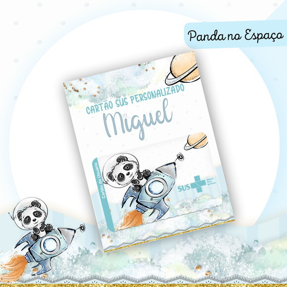 Arquivo Digital Cartão Sus Panda no Espaço #2445
