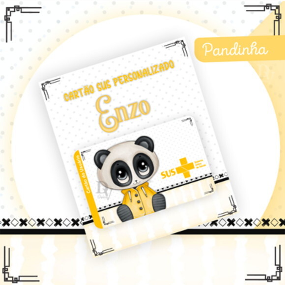 Arquivo Digital Cartão Sus Pandinha #2502