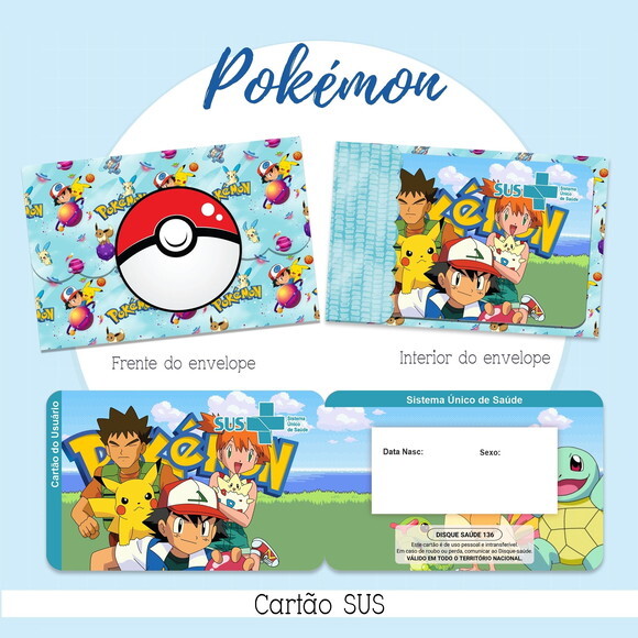 Arquivo Digital Cartão Sus Pokémon #2165