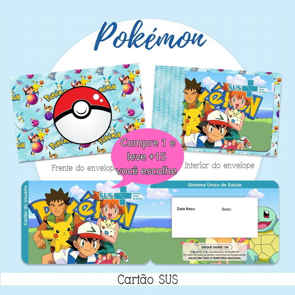 Arquivo Digital Cartão Sus Pokémon #2165