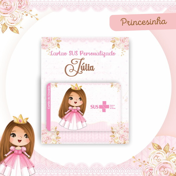 Arquivo Digital Cartão Sus Princesa #2264