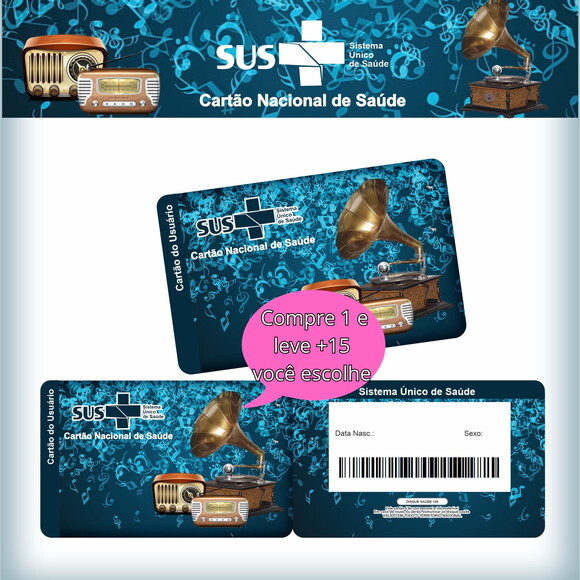 Arquivo Digital Cartão Sus Rádio Antigo #2590