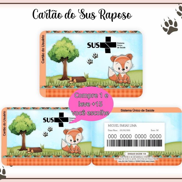 Arquivo Digital Cartão Sus Raposo #942