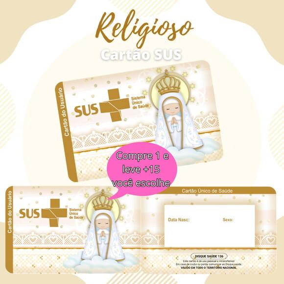 Arquivo Digital Cartão Sus Religioso #575