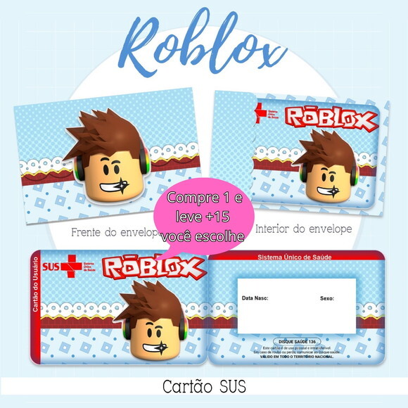 Arquivo Digital Cartão Sus Roblox #2168