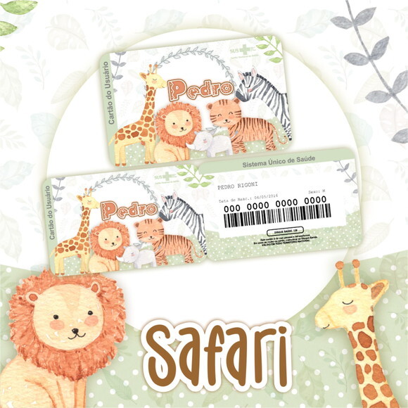 Arquivo Digital Cartão Sus Safari #2791