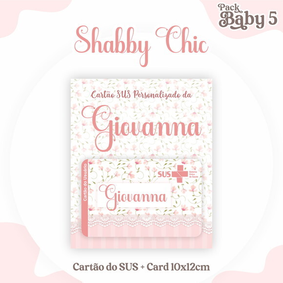 Arquivo Digital Cartão Sus Shabby Chic #2250