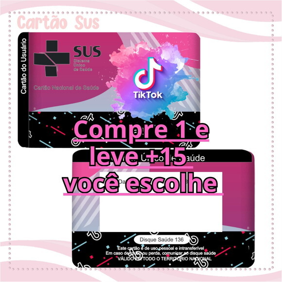 Arquivo Digital Cartão Sus Tiktok #2108